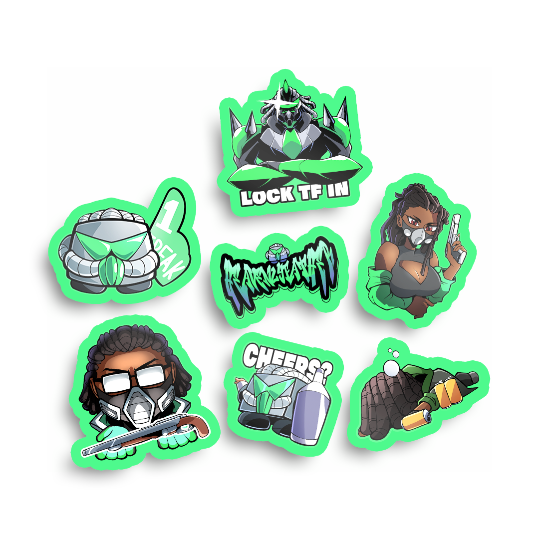 Heavenly Father | Lock TF In - Sticker Pack