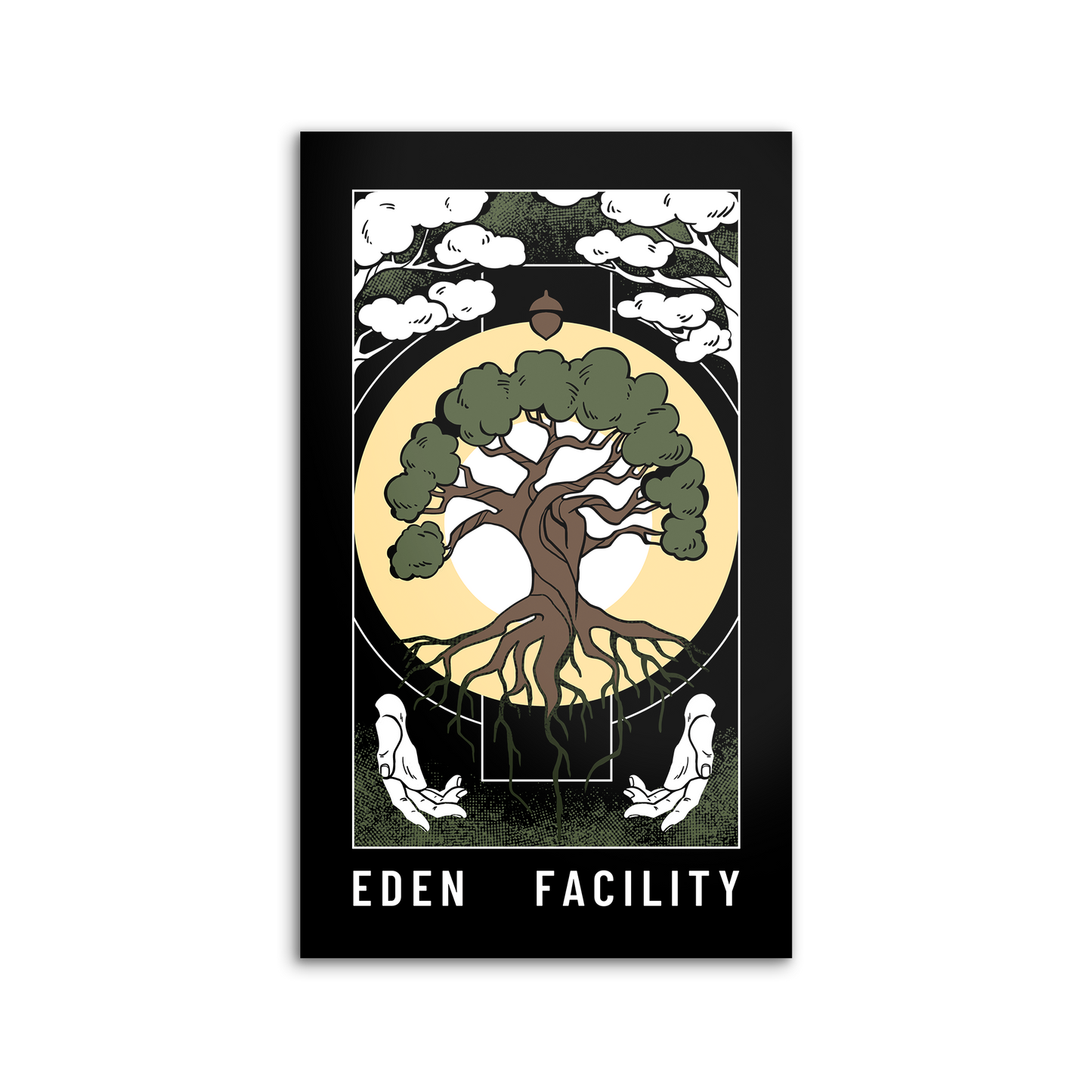 RubixRaptor | Project Blue Facility - Art Print
