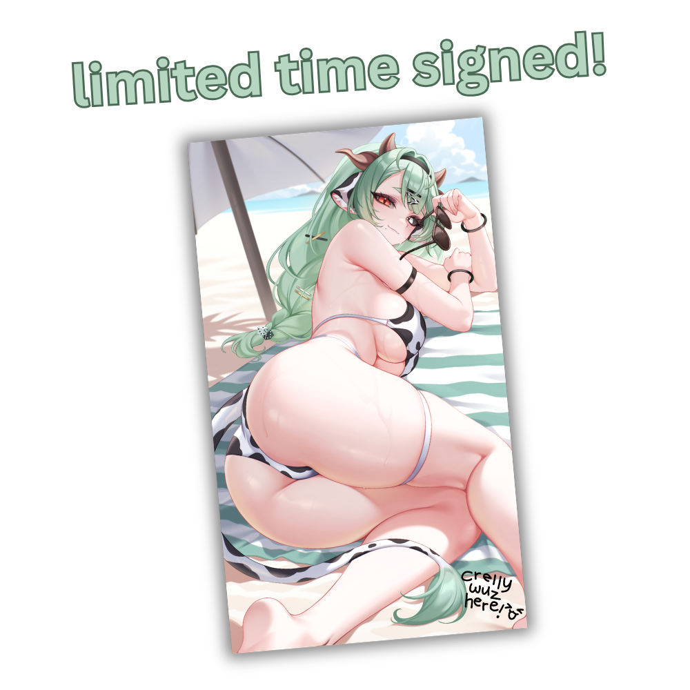 Crelly | Limited Time Signed Body Pillow, Art Print, Or Both!