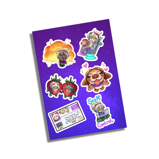 CyYu | Hand Drawn - Sticker Sheet