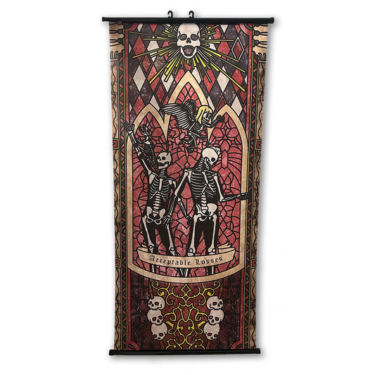 Acceptable Losses | Stained Glass - Wall Scroll